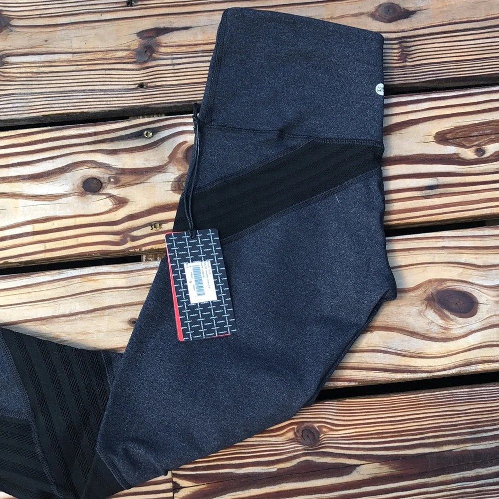 NWT Vimmia Hustle Leggings In Charcoal Heather Size Small - Picture 6 of 16